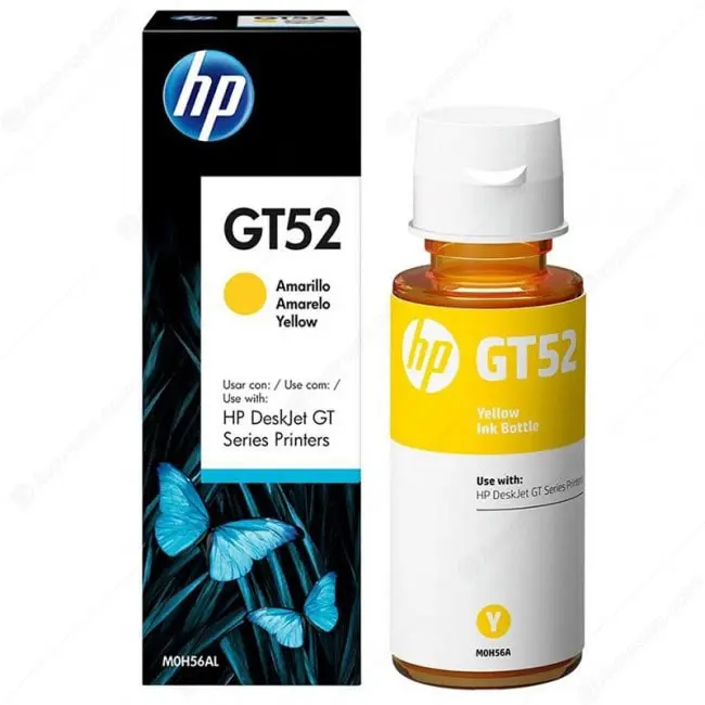 HP GT52 70-ml Yellow Original Ink Bottle