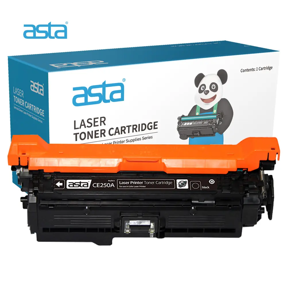 ASTA 504A CE250A Black Toner Cartridge (Replaces HP 504A CE250A Black Toner Cartridge)