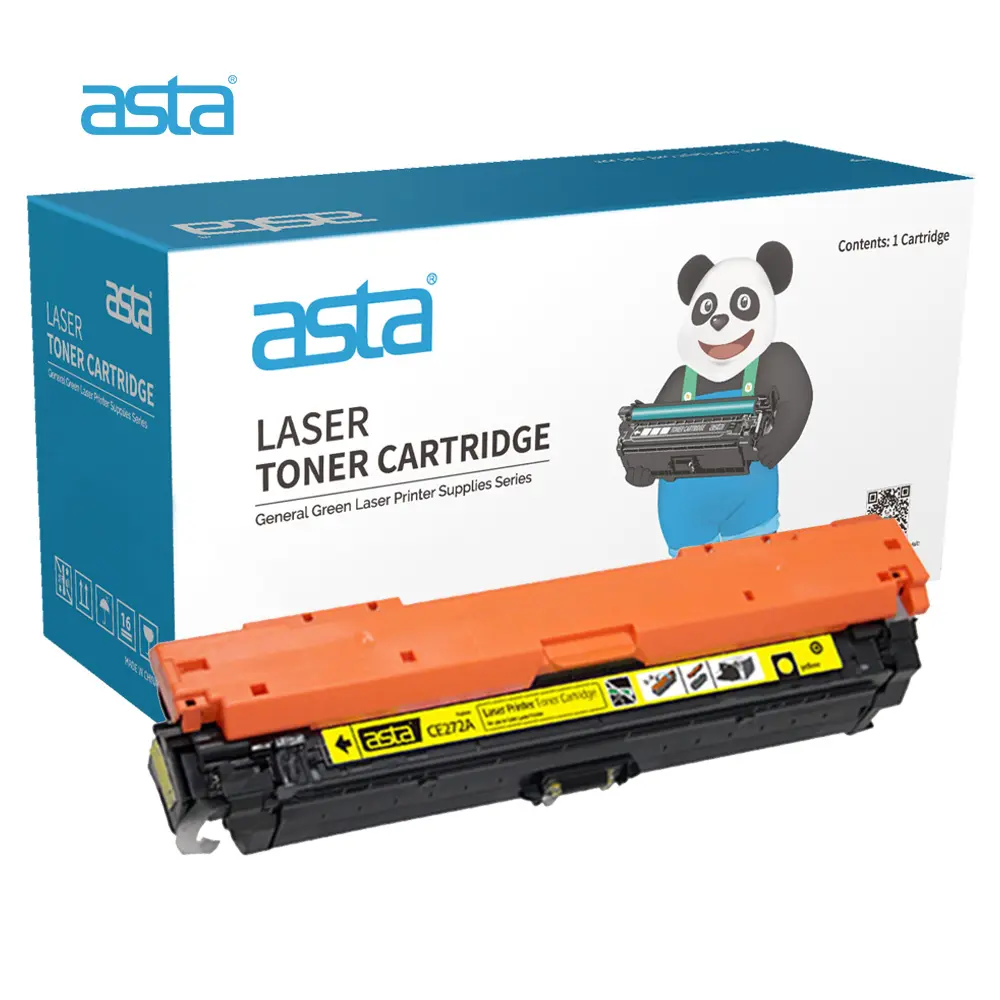 ASTA 650A CE272A Yellow Toner Cartridge (Replaces HP 650A CE272A Yellow Toner Cartridge)