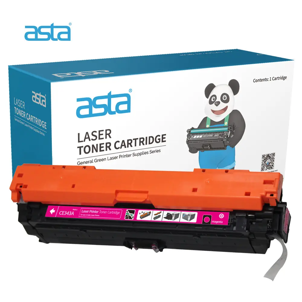 ASTA 651A CE343A Magenta Toner Cartridge (Replaces HP 651A CE343A Magenta Toner Cartridge)