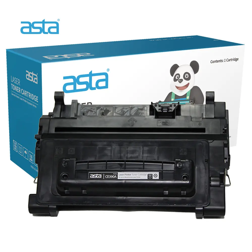 ASTA 90A CE390A Black Toner Cartridge (Replaces HP 90A CE390A Black Toner Cartridge)