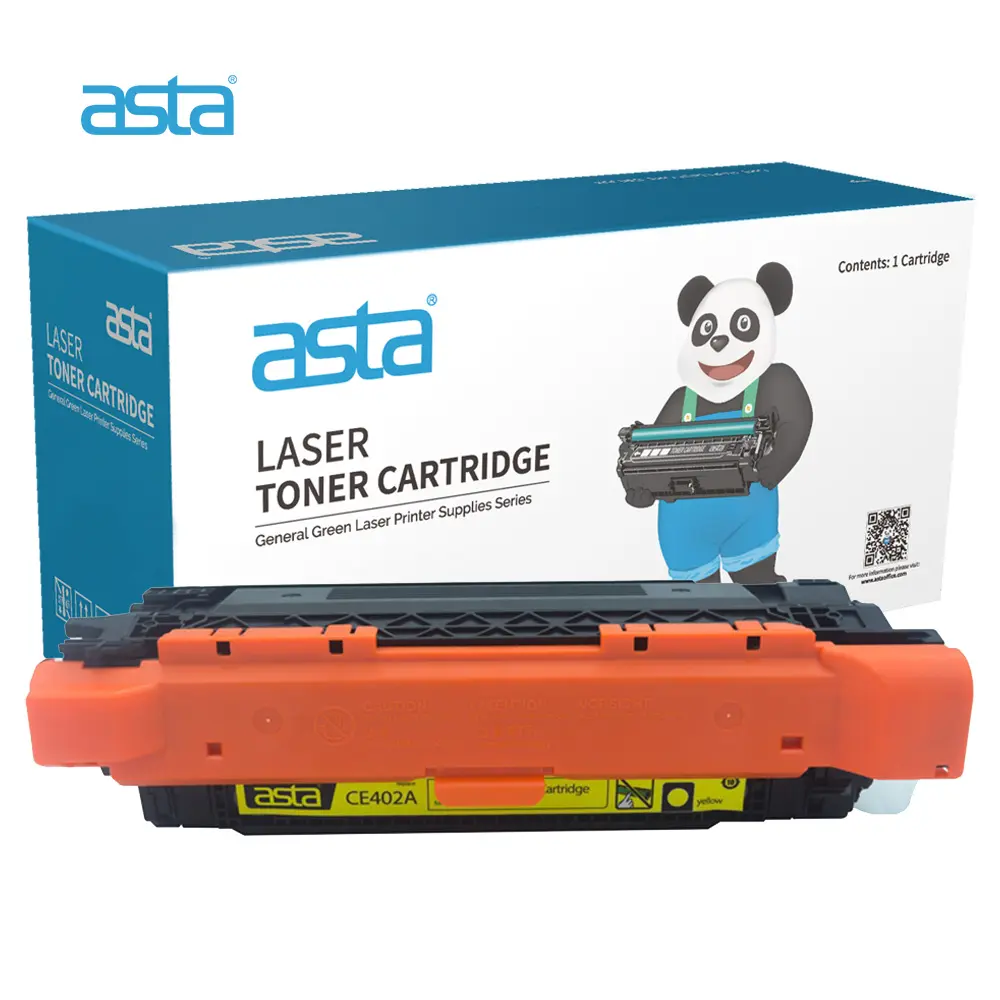 ASTA 507A CE402A Yellow Toner Cartridge (Replaces HP 507A CE402A Yellow Toner Cartridge)