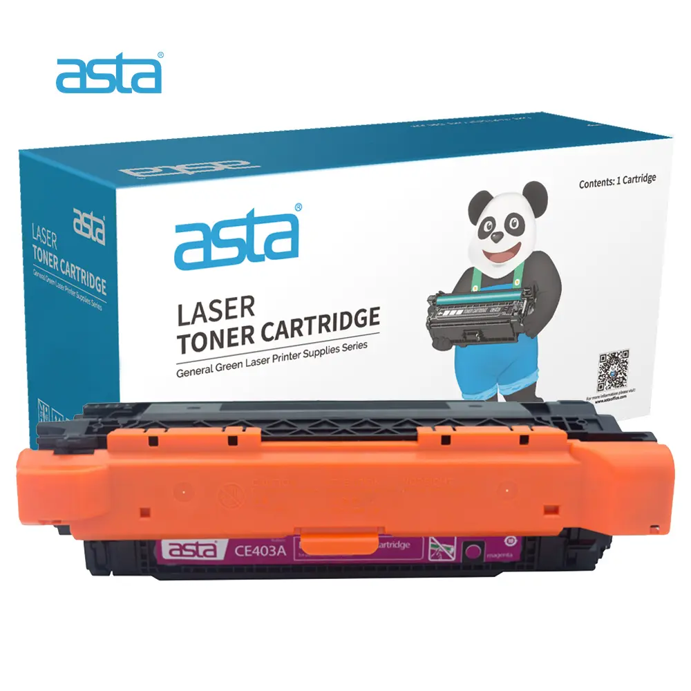 ASTA 507A CE403A Magenta Toner Cartridge (Replaces HP 507A CE403A Magenta Toner Cartridge)