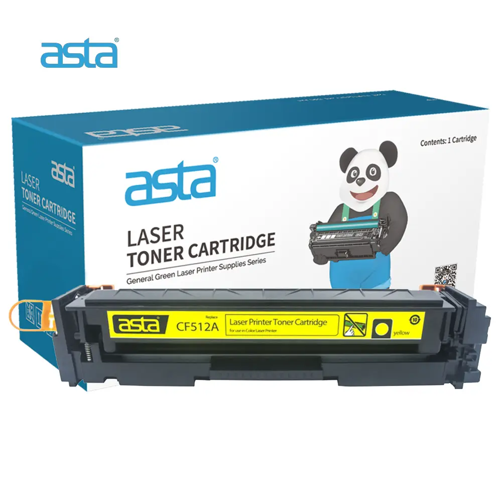 ASTA 204A CF512A Yellow Toner Cartridge (Replaces HP 204A CF512A Yellow Toner Cartridge)